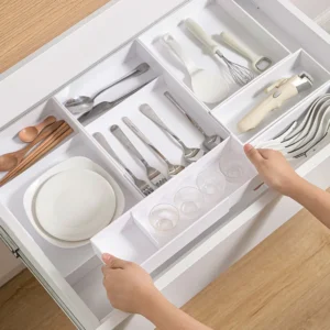 Plateau de Rangement pour Couverts Compartimenté Japonais
