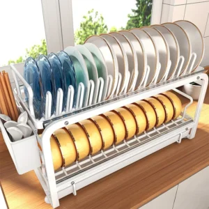 Organisateur de Tiroir Coulissant Inox & Couverts