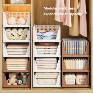 Organisateur de Tiroir & Panier Empilable Pliable