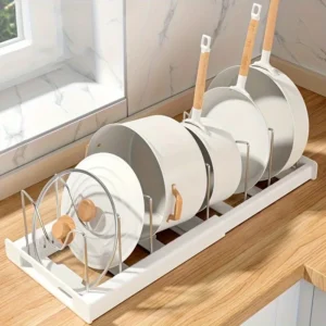 Organisateur de Tiroir Extensible pour Poêles & Casseroles