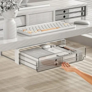 Tiroir Sous Bureau Autocollant & Caché | Rangement