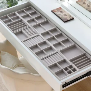 MEILLEUR ORGANISATEUR SOUS ÉVIER : RANGEMENT DE TIROIR EXTENSIBLE ET ZEN 34 Organisateur Bijoux Velours | Meilleur Organisateur Tiroir Salle de Bain