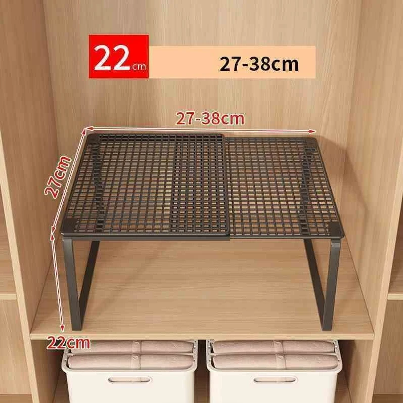 Organisateur de Tiroir étagère de Placard Télescopique & Empilable 8 Solution gain de place pour petits appartements avec étagère télescopique.