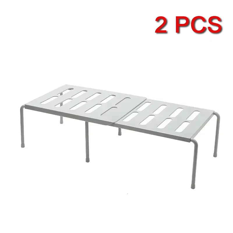 Organisateur de Tiroir & Étagère Extensible Multi-Usage 10 Organisateur de tiroir multifonction pour chambre 2 pièces gris