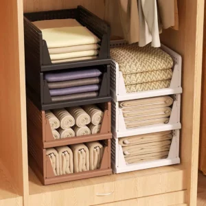 Organisateur de Tiroir & Panier Empilable Pliable