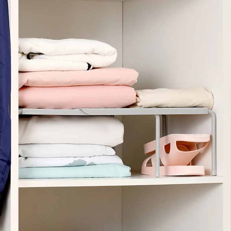 Organisateur de Tiroir & Étagère Extensible Multi-Usage 5 Solution gain de place avec étagère télescopique pour serviette salle de bain