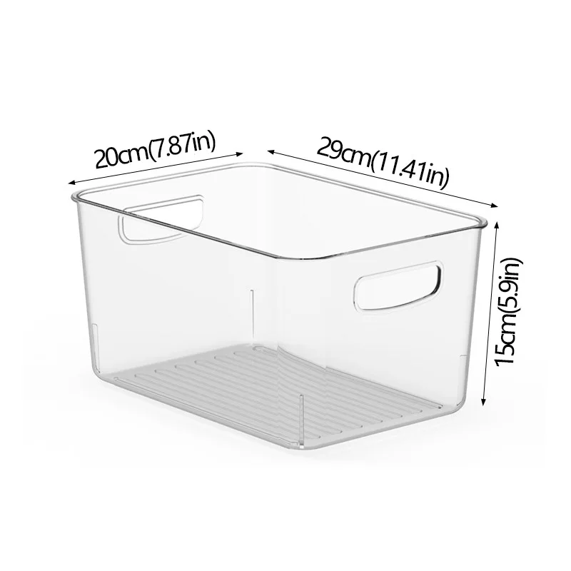 Organisateur de Tiroir Réfrigérateur Transparentes & Empilables 6 Organisateur de Tiroir Réfrigérateur Transparentes & Empilables – Image 4