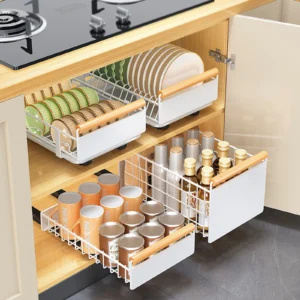 Meilleur Organisateur Tiroir Cuisine | Panier Coulissant Mesh