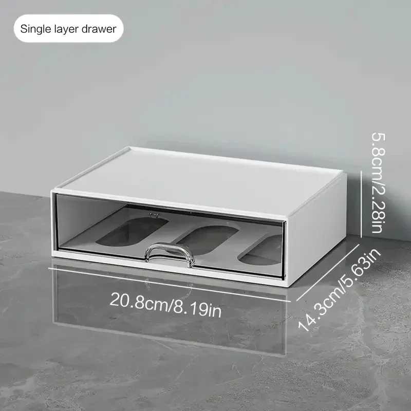 Organisateur de Tiroirs Bureau à & Porte-Stylo Modulable 8 Organisation de L'épaisseur du bureau zen avec compartiments pour stylos et carnets.