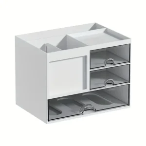 Organisateur de Tiroirs Bureau à & Porte-Stylo Modulable