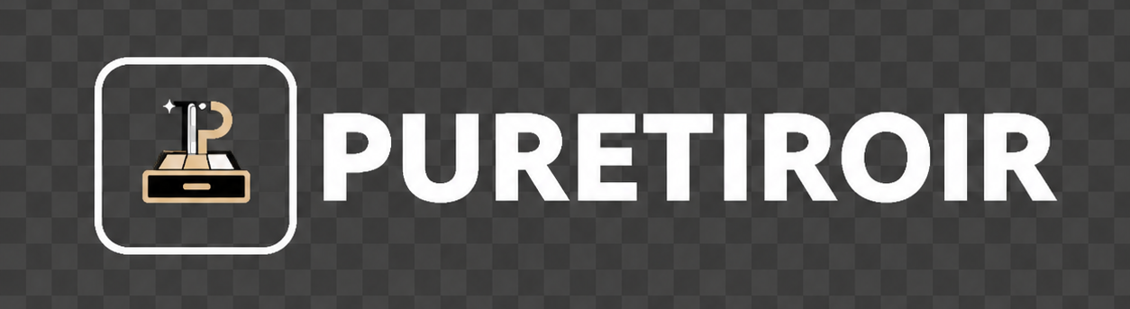 Logo de l'Entreprise Puretiroir (fond noir)