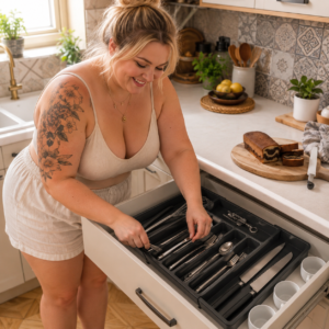 Range-tiroir extensible en plastique