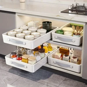 MEILLEUR ORGANISATEUR SOUS ÉVIER : RANGEMENT DE TIROIR EXTENSIBLE ET ZEN 1 Organisateur Coulissant Sous Évier | Rangement Cuisine