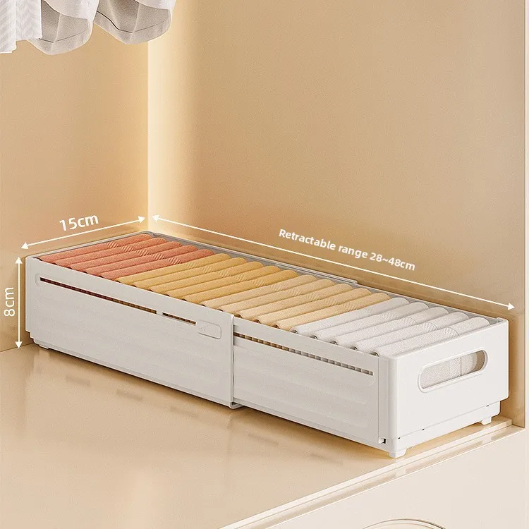 Boîte de Rangement Réglable | Meilleur Organisateur Tiroir Chambre 9 Commode de chambre propre et bien ordonnée avec des séparateurs rigides PureTiroir